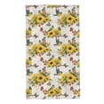 thumbnail image 1 of Fotbe Bird Sunflowers Toalla Premium con Patrón, Toalla de Microfibra de Secado Rápido, Ligera y Altamente Absorbente (27.5x16in), Ideal para Uso Diario, 1 of 6
