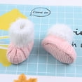 thumbnail image 2 of Baby Shoes Solid Knitted Winter Newborn Girl Boys Boot Fashion Cute Toddler Infant Slip-On Warm Bed Shoes Autumn 0-24M Hand Made, 2 of 5