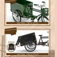 thumbnail image 3 of Tricycle Finger Bike Model, Vintage Tricycle Model  Shelf Accessories Storage Function  for Office Green, 3 of 7