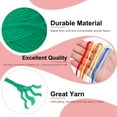 thumbnail image 3 of Uxcell 2Pcs Hilo de ganchillo Verde 4 Ply Hilo de acrílico 100g 197 yardas, 3 of 6
