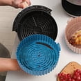 thumbnail image 4 of Support de Pot en Silicone Plateau de Cuisson Four Friteuse à Air Chaud Tapis de Friteuse à Air Qualité Alimentaire Réutilisable, 4 of 6