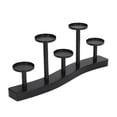 thumbnail image 2 of Pillar Candle Holder, Widely  Black Candle Holder Strong Durable 5 Plates Detachable Design  for Party, 2 of 8