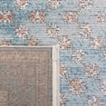 thumbnail image 6 of SAFAVIEH Shivan Cynthia Oriental Floral Area Rug, Blue/Rose, 5'3" x 7'6", 6 of 7
