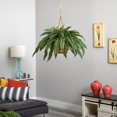 Large Artificial Boston Fern Hanging Basket