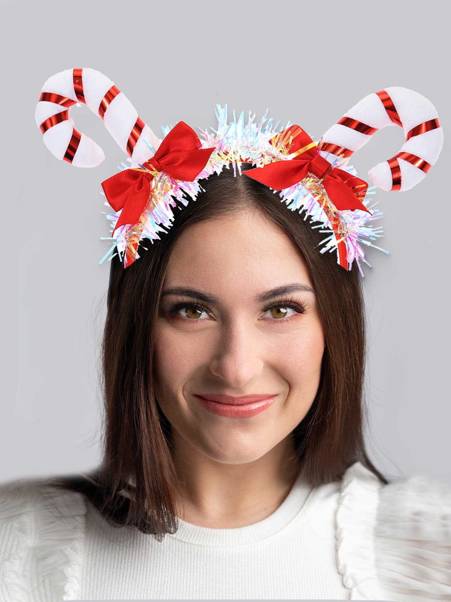Holiday Time Candy Cane Headband, 1 Piece