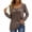 Coffee, variant on Womens Long Sleeve Shirts Sweetheart Neck Tunic Tops Trendy Fall Clothes Orange M