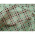 thumbnail image 4 of oneOone Silk Tabby Fabric Tartan Check Print Sewing Fabric BTY 42 Inch Wide, 4 of 4