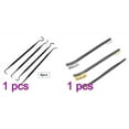 thumbnail image 1 of 4pcs Double Ended Nylon Pick Set + 3pcs Double Ended Polishing Brush Hunting Tool Cleaning Hook Picks Shooting Tool Maintenance Kit, 1 of 9