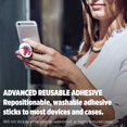 thumbnail image 4 of Soporte inalámbrico PopSockets para smartphones diseño geométrico verde, 4 of 7