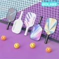 thumbnail image 5 of Golabs PB1 Pickleball Paddles Set, Durable Fiberglass Surface Paddles with 4 Balls for All Levels Adult & Beginner, Pink, 5 of 10