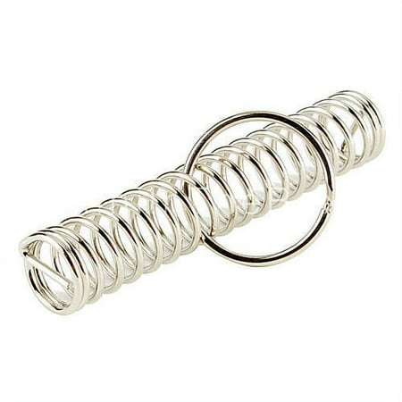 MilesMagic Close Up Classical Spring Puzzle Gimmick Magician's Ring on Silver Spring Magic Trick