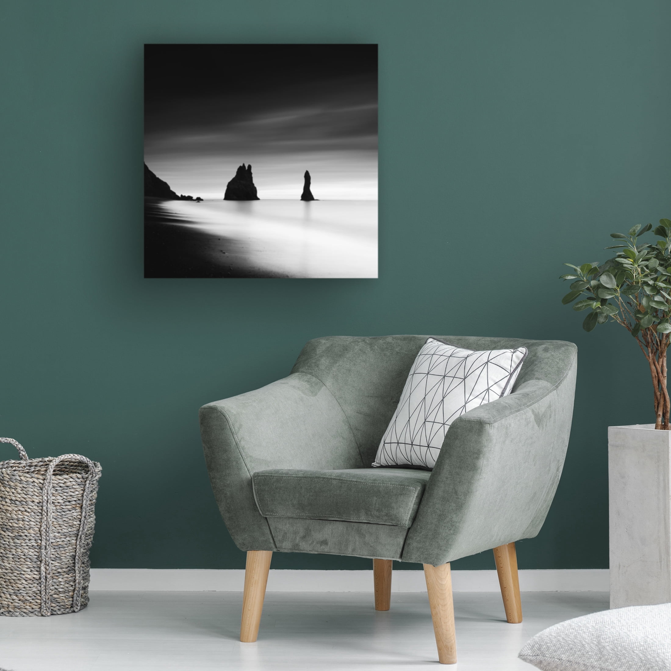 Canvas Wall Art - George Digalakis 'Earth Of Legents And Tales' Wall Art for Living Room, Bedroom, or Office Décor by Trademark Fine Art - 24 x 24 Inches