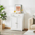 thumbnail image 2 of Alden Design Classic Floor Storage Cabinet for Bathroom/Entryway Storage, 2 of 10