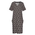 thumbnail image 4 of Impresionante vestido de camuflaje calado para mujer, elegante conjunto con bolsillos, vestidos de cóctel n.° 1, 4 of 7