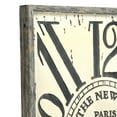 thumbnail image 3 of Zentique 36.5 in. Square Wooden Wall Clock, 3 of 3