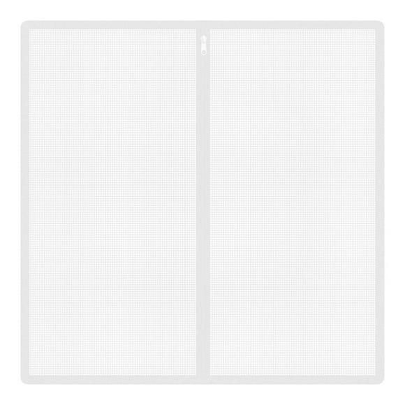 Puerta plegable para mascotas, puerta para bebés, cierre a presión, puerta para perros, ligera, duradera, fácil de usar. Blanco