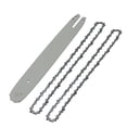 thumbnail image 1 of 14 Inch Chain Saw Guide Bar with 2Pcs Chains for 017 MS170 MS171 MS170/MS180/MS230/MS250 All Types Steel, 1 of 8