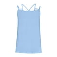 thumbnail image 5 of Fancifize Summer Tank Tops for Women Pleated Double Strap Camisole Loose Fit Casual Scoop Neck Sleeveless Shirts, 5 of 8