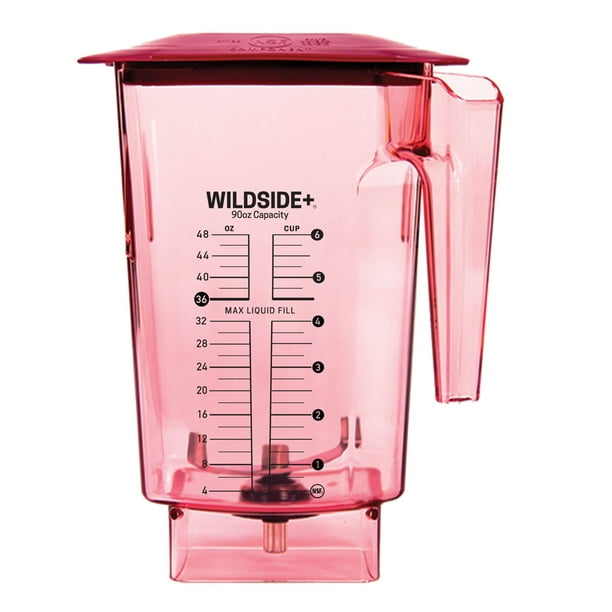 Tarro Blendtec WildSide de 36 onzas, de grado comercial, rojo