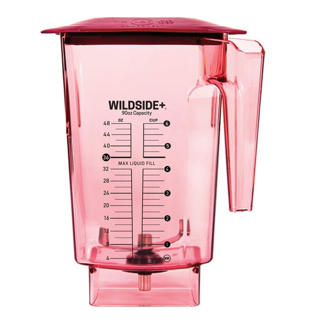 Tarro Blendtec WildSide de 36 onzas, de grado comercial, rojo