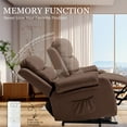 thumbnail image 4 of Korser Small Power Lift Recliner Chair for Elderly with Memory Function Linen for Living Room,Brown, 4 of 8