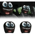 thumbnail image 1 of Funny Cartoon Car Headrest Covers – 2PCS Universal Fit,Head Rest Covers Funny Eye,Big Eyes Cars Seat Protector Cover,Automobile Headrest Protector,Universal Interior Cars Accessories(Style-E,2PCS), 1 of 8