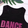 thumbnail image 5 of Alvivi Kids Girls Activewear Sports Bra Tank Tops Racer Back Hip Hop Dancing Crop Tops Dancewear Rose_Red 6, 5 of 7