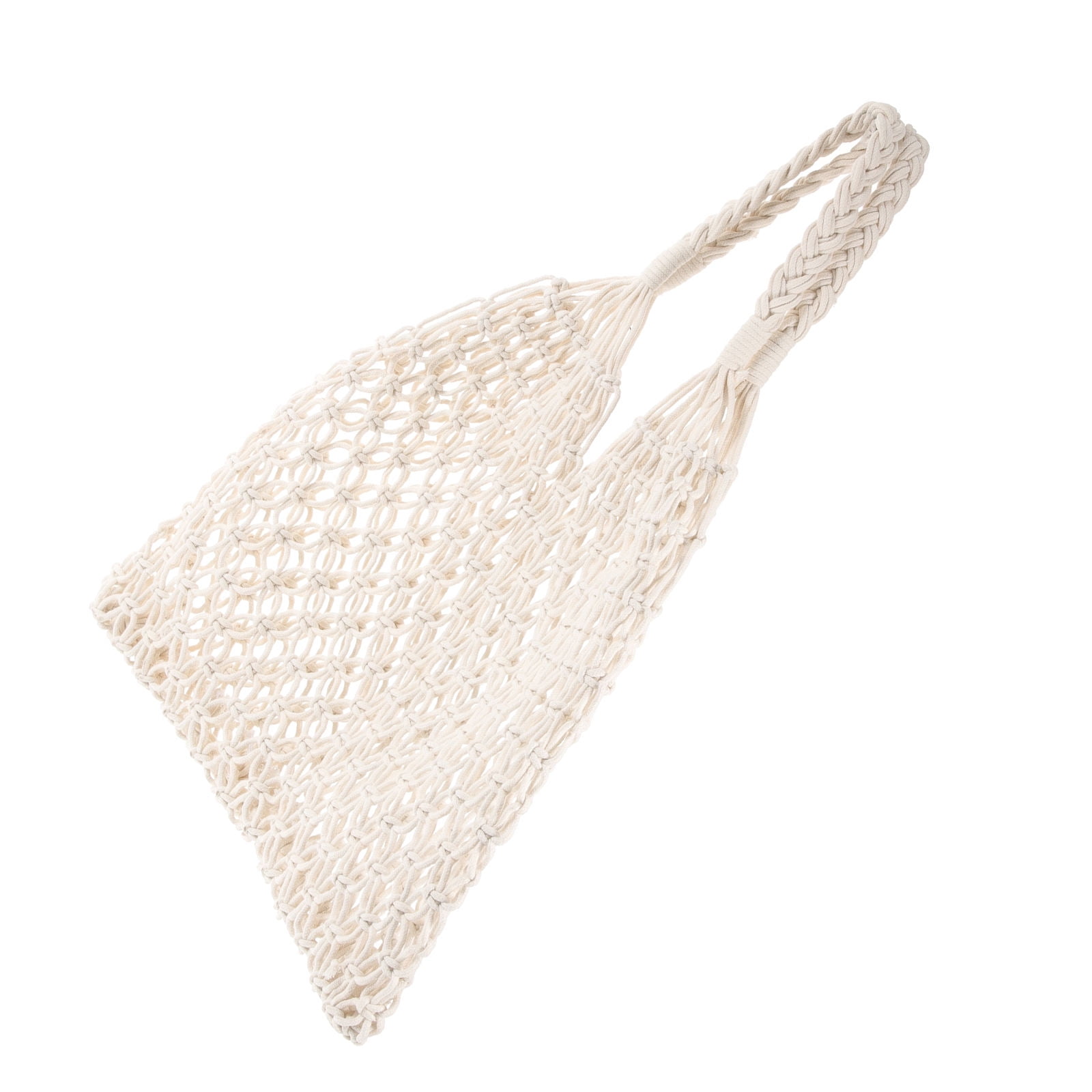 Masteelf Woven Straw Beach Bag Crochet Knitted Shoulder Tote for Shopping and Daily Use