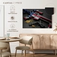 thumbnail image 4 of Elephant Stock American Military Rifle Wall Art - Horizontal Canvas Wall Art - Living Room Wall Decor - Military Canvas - Black And Gray Decor - 12" x 8", 4 of 4
