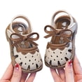 thumbnail image 4 of DuoJiaJ Girls Sandals For Toddlers 1 4 Years Breathable Lightweight Casual Outdoor Summer Shoes For Everyday Wear Girls School Sandals Size 10, 4 of 4