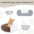 thumbnail image 3 of Cama para perros Bunlitent Calming Plush contra la ansiedad para perros medianos y grandes, 3 of 6