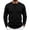 #03 Black, variant on Men's Casual Long Sleeve Henley T-Shirts Waffle Knit Button Pullover Sweater Tops Fall Trendy Soft Tees Daily Outdoor,XXL,Wine