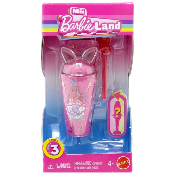 Barbie Series 3 POP Reveal (Pink) Mystery Pack (1 RANDOM Mini Figure)