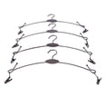 thumbnail image 2 of Metal Coat Hangers Sturdy Anti Slip for Closets Clothes Racks for Shirts Skirts(Gold), 2 of 3