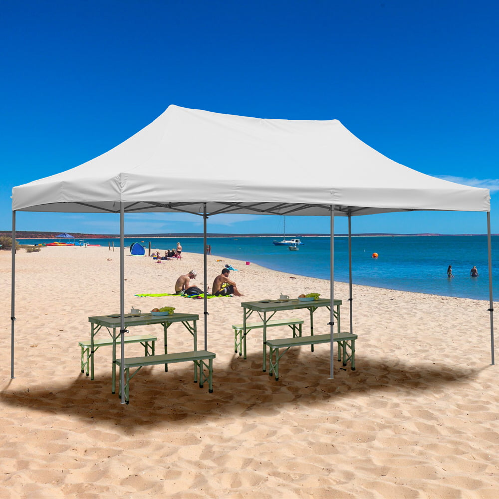 Ainfox 10x20 ft Outdoor Canopy Tent, Pop up Canopy Tent Portable Shade ...
