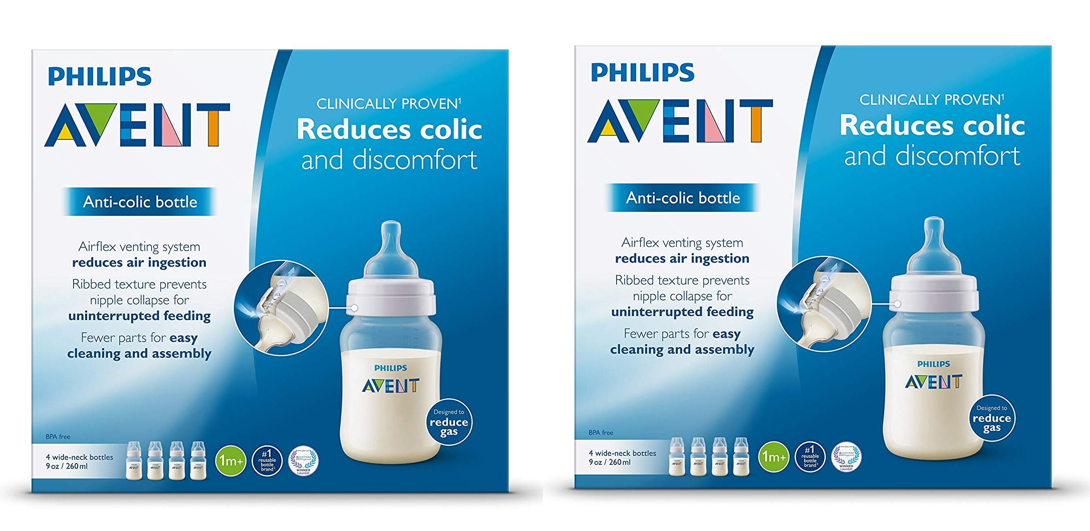 walmart avent anti colic bottles