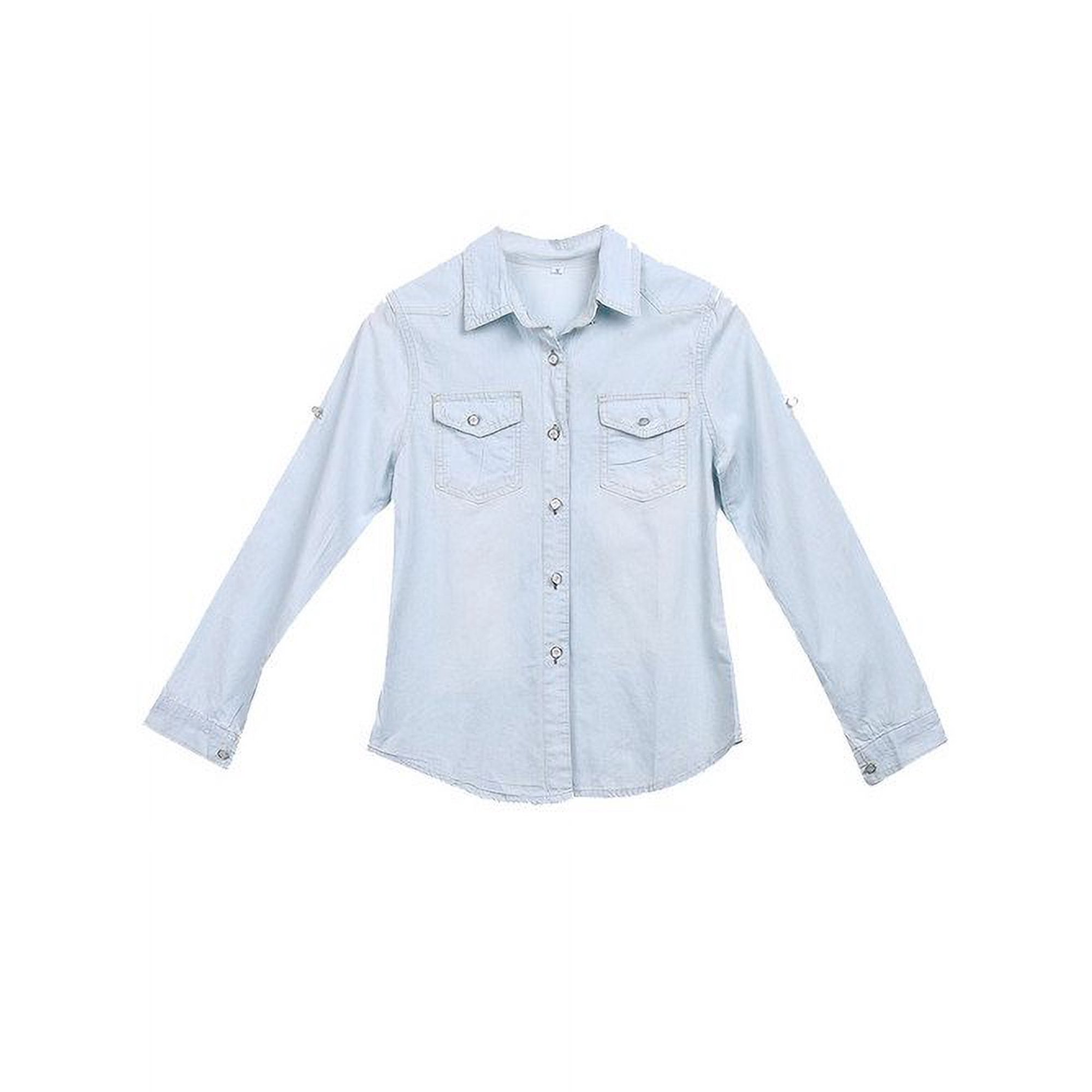 Chemise En Jean Noir Taille S - Comme Neuve, Jamais Portée - Coton Délavé Classique Pour Homme