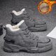 thumbnail image 4 of Tenis Botas de senderismo para hombre, botines antideslizantes con forro de piel, botas casuales para clima frío Likrtyny Tenis De Mujer Tenis De Hombre, 4 of 7