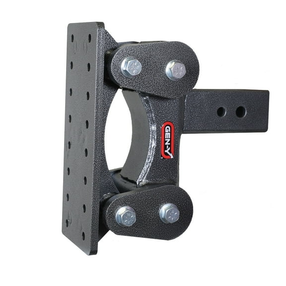 GEN-Y GH-1801 The BOSS TORSION-FLEX Pintle Plate Adjustable 6.5" Drop Hitch Only for 3" Receiver - 21,000 LB Towing Capacity - 2,400 LB Tongue Weight