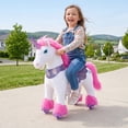 thumbnail image 2 of PonyCycle Interactive Unicorn Ride-On Toy, Touch Sound, Kid-Powered, Ages 3-4, Pink and Purple, Y352, 2 of 10