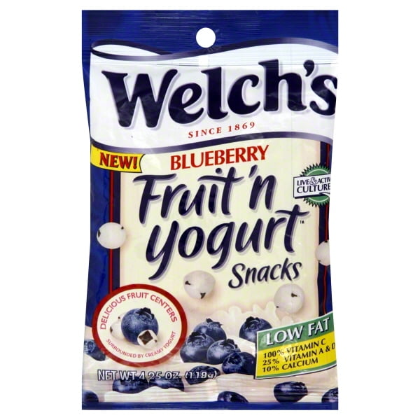 Welch's® Blueberry Fruit 'n Yogurt™ Snacks 4.25 oz. Pouch