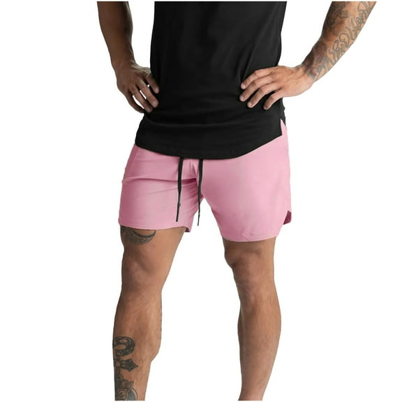 AOOCHASLIY Shorts Men Clothes Men's Quick Dry Athletic Shorts Basketball Active Workout Running Gym Training Shorts Casual Comfortable Beach Shorts