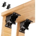 thumbnail image 1 of 2Pcs Foldable Support Bracket, Self-Locking Hinges, Folding Furniture Flap Leg Hinge, Foldable Support Leg Fittings and Brace, for Table, Bed and Mechanism Furniture, 1 of 4
