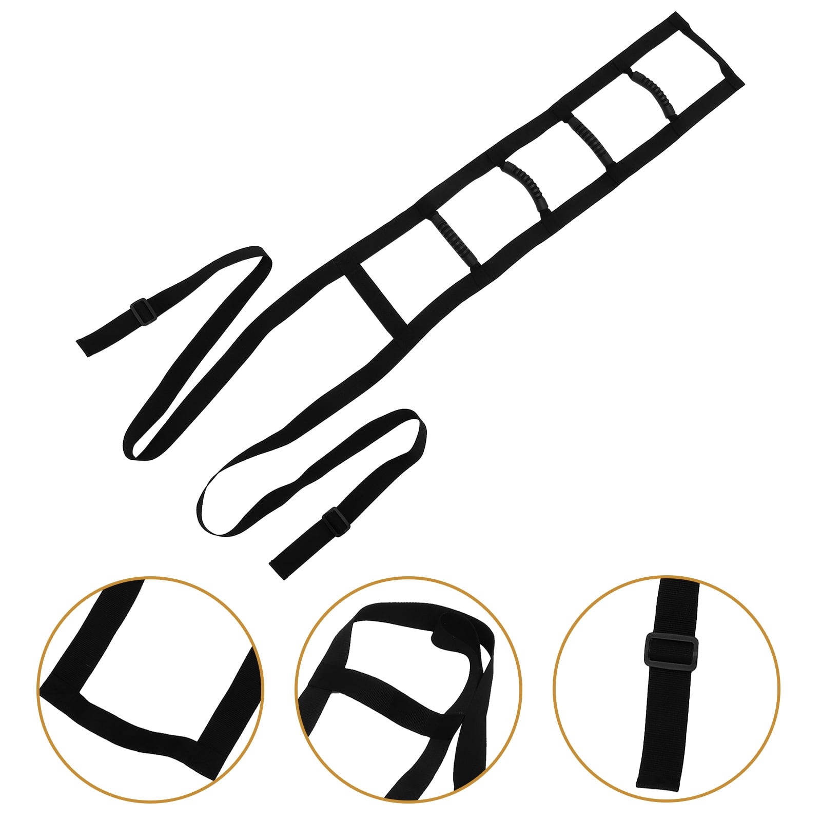 Bed Ladder Assist Sit Up Assist Strap with Handle Strap Rope Ladder Bed Support Sitting Pull Up Hoist for Elderly Senior Injury Recovery Patient Pregnant