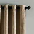 thumbnail image 3 of Curtainworks Lenox Grommet Curtain 50" x 95", Taupe, Adult, 3 of 7