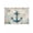 Turquoise, variant on Outdoor Sun Shade Sail 6.5'x10', Teal Starfish Coastal Patio Beach Shade Canopy Cloth Waterproof, Vintage Summer Beach Nautical TearResistant & UV Protection Sun Sail for Backyard Garden Deck