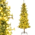 thumbnail image 1 of Patiojoy 8 FT Artificial Christmas Tree Pre-lit Xmas Tree with 400 Warm White LED Lights, 1 of 9