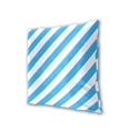 thumbnail image 3 of Blue-white Diagonal Stripes Throw Pillow Covers Pillowcases 18 x 18 Inch Home Decor 2 Packs for Bedroom Sofa, 3 of 6