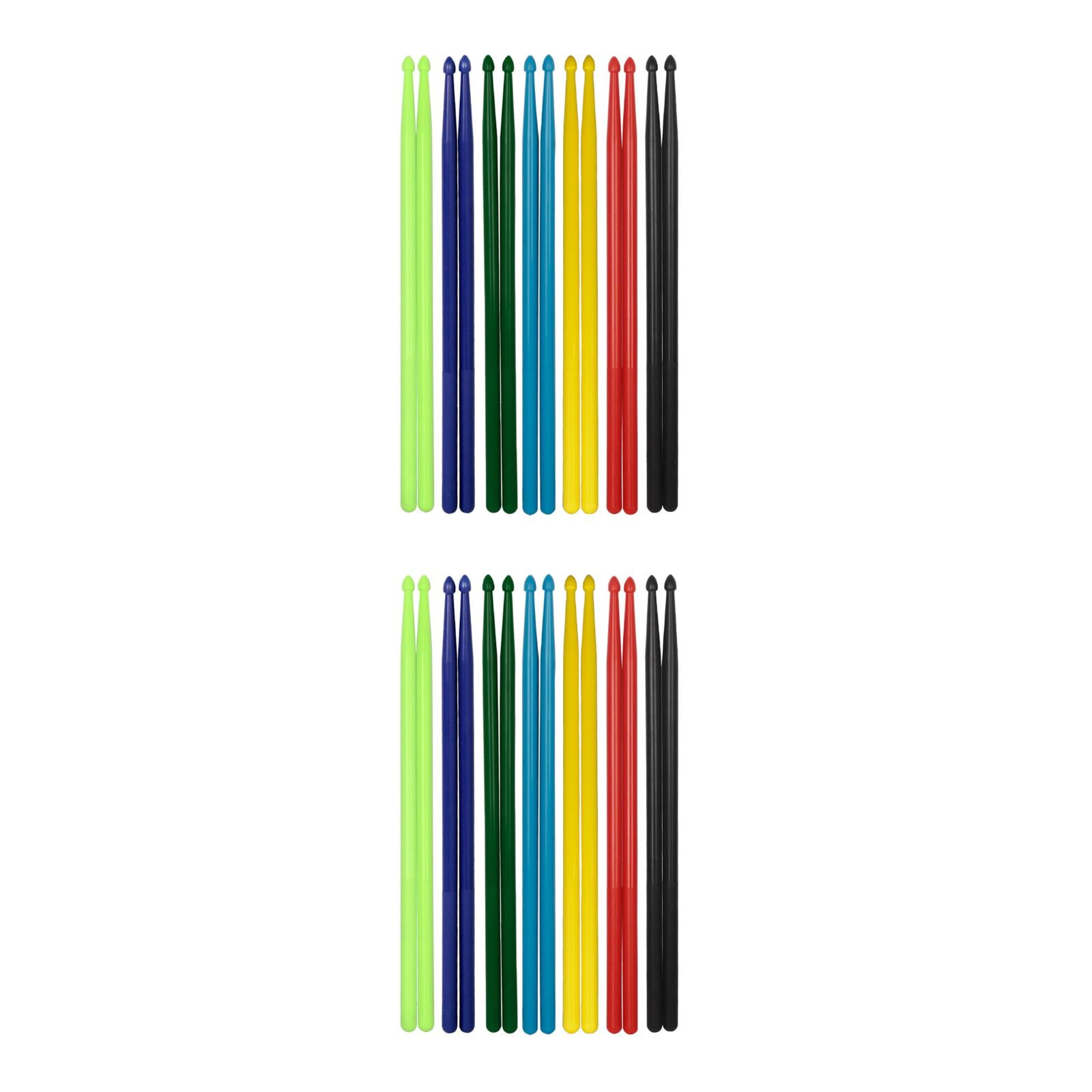 TAILTOSS  14Pairs 5a Nylon Drumsticks Durable Comfortable Grip for Music Playing