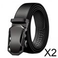 thumbnail image 1 of 2xCinturón De Hebilla Automática Cinturón De Negocios Para Regalo De Hombre Traje De Negocios Estilo De Mediana Edad B, 1 of 10